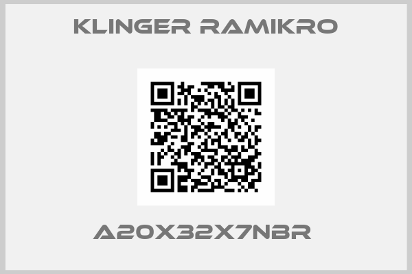 Klinger Ramikro-A20X32X7NBR 