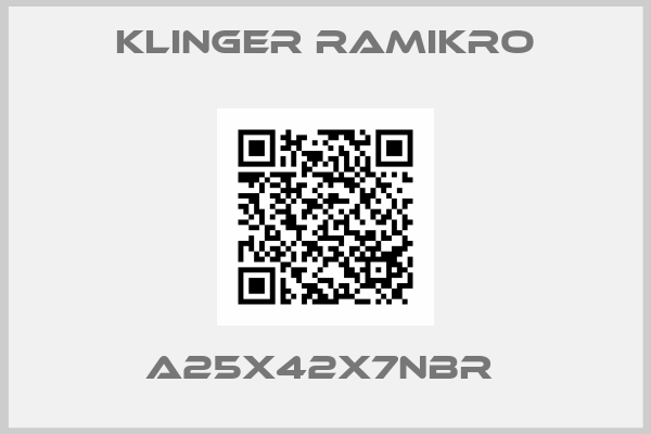 Klinger Ramikro-A25X42X7NBR 