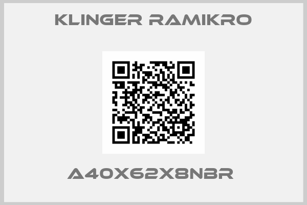 Klinger Ramikro-A40X62X8NBR 