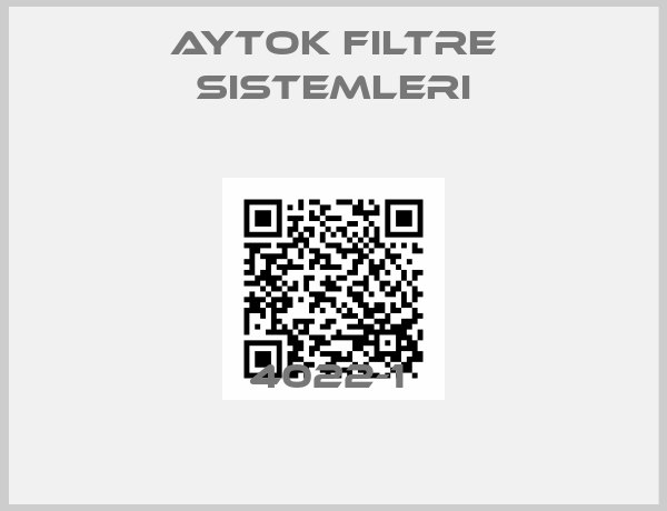 Aytok Filtre Sistemleri-4022-1 