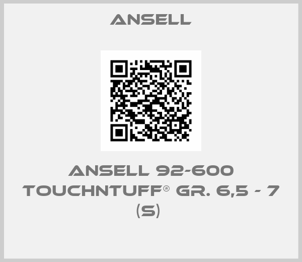 Ansell-Ansell 92-600 TouchNTuff® Gr. 6,5 - 7 (S) 