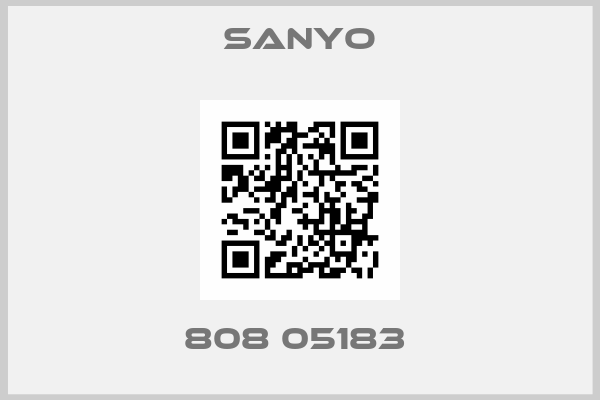 Sanyo-808 05183 
