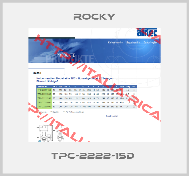 Rocky-TPC-2222-15D 