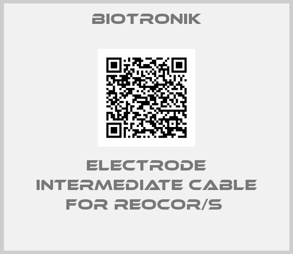 Biotronik-Electrode intermediate cable for Reocor/S 