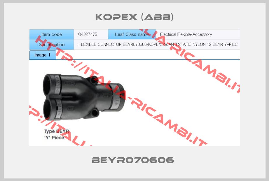 Kopex (ABB)-BEYR070606 