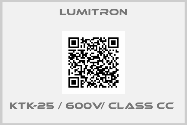 Lumitron-KTK-25 / 600V/ CLASS CC 