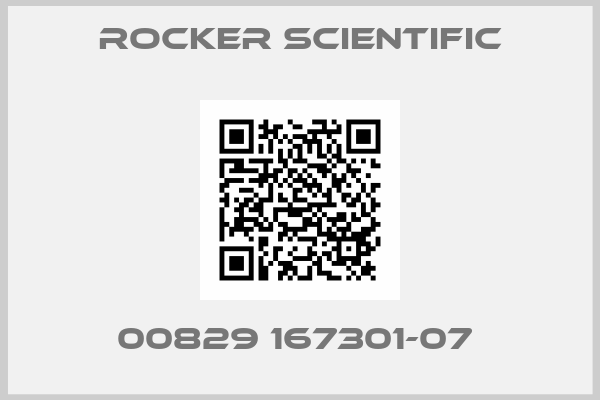 Rocker Scientific-00829 167301-07 