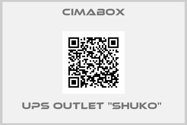 Cimabox-UPS Outlet "Shuko" 