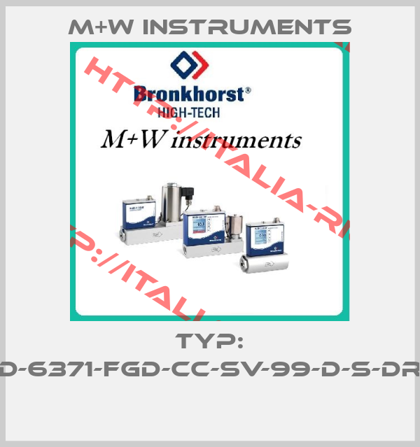 M+W Instruments-Typ: D-6371-FGD-CC-SV-99-D-S-DR 