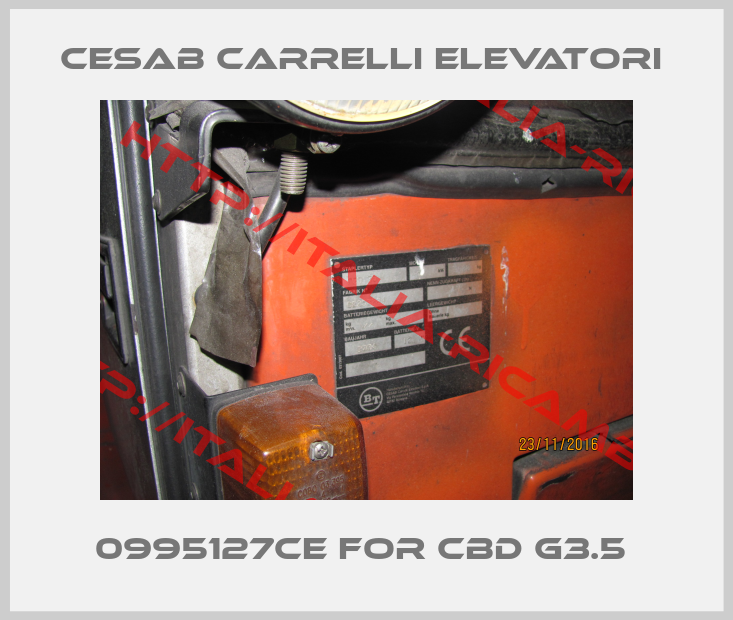 Cesab Carrelli Elevatori -0995127CE for CBD G3.5 