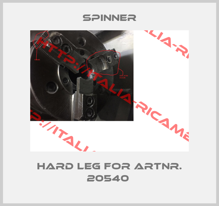 SPINNER-Hard Leg For Artnr. 20540 