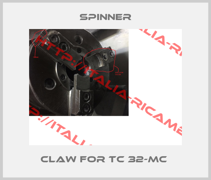 SPINNER-Claw For TC 32-MC 