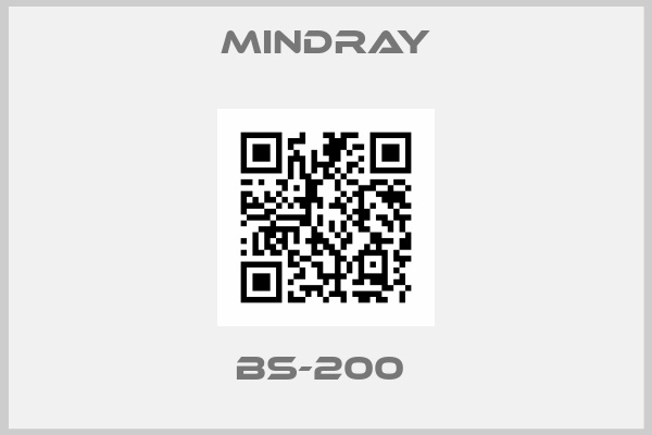 Mindray-BS-200 