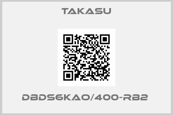 TAKASU-DBDS6KAO/400-RB2 