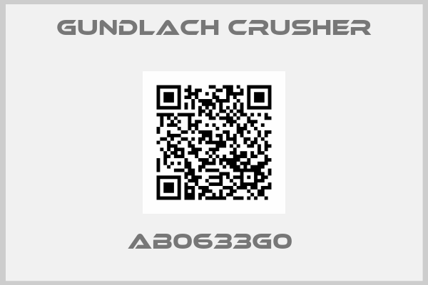 Gundlach Crusher-AB0633G0 