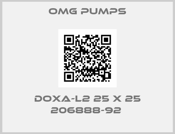 OMG PUMPS-DOXA-L2 25 X 25 206888-92 