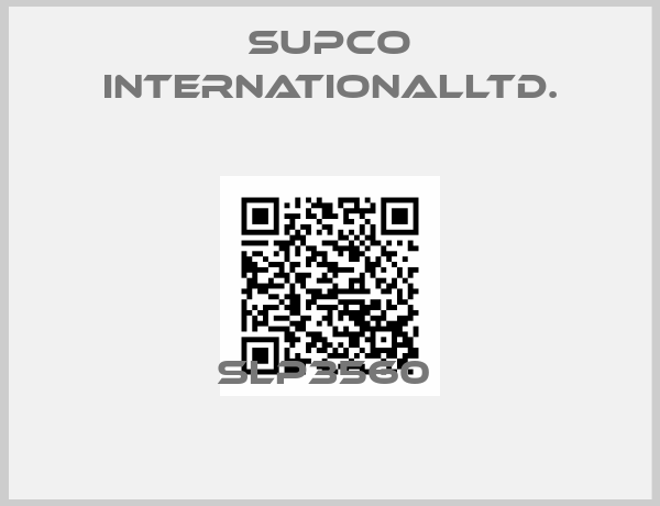Supco InternationalLtd.-SLP3560 
