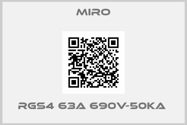 MIRO-RGS4 63A 690V-50KA 