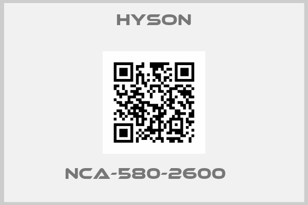 Hyson-NCA-580-2600   