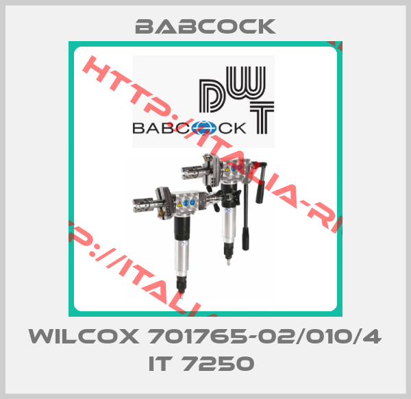 Babcock-WILCOX 701765-02/010/4 IT 7250 