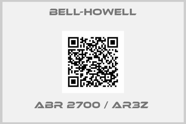 Bell-Howell-ABR 2700 / AR3Z 
