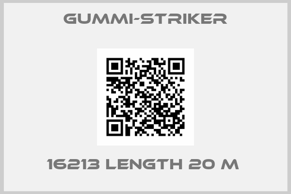 Gummi-Striker-16213 Length 20 m 