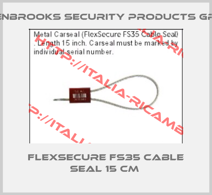 Tydenbrooks Security Products Group-Flexsecure FS35 Cable Seal 15 cm 