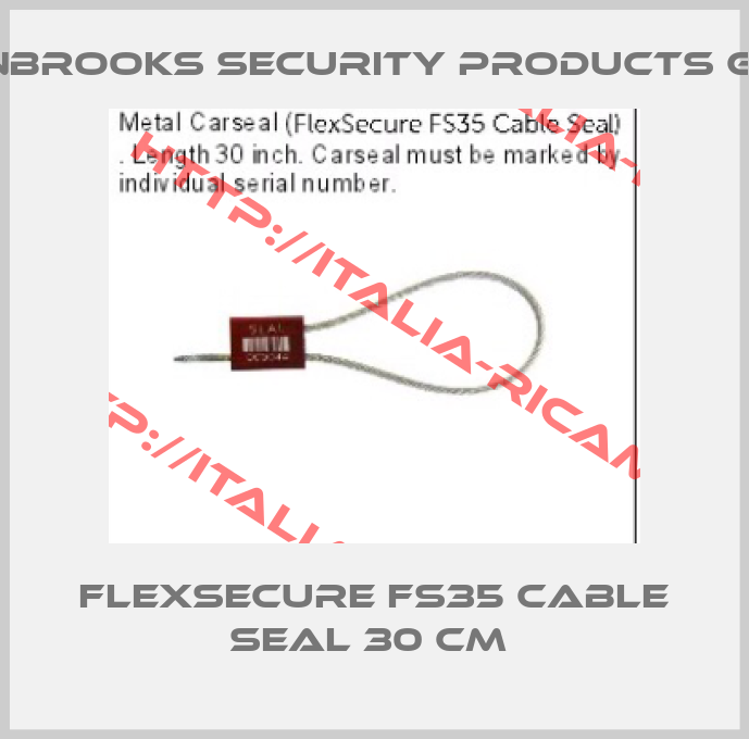 Tydenbrooks Security Products Group-Flexsecure FS35 Cable Seal 30 cm 