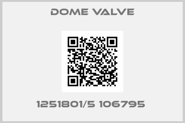 Dome Valve-1251801/5 106795 