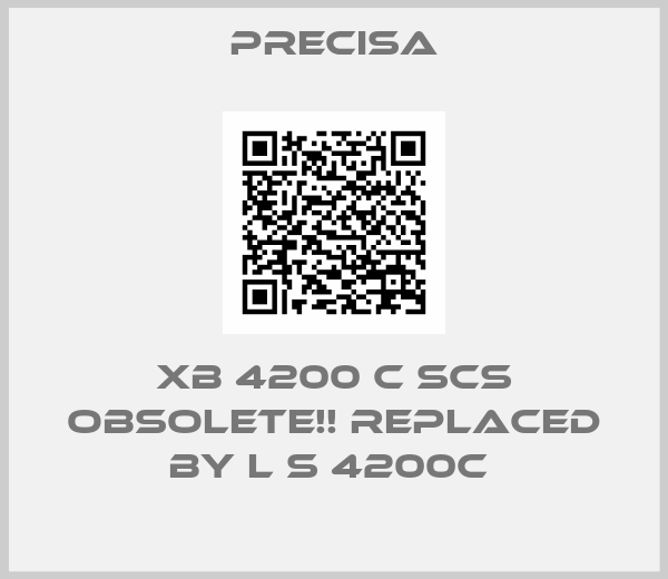 Precisa-XB 4200 C SCS Obsolete!! Replaced by L S 4200C 