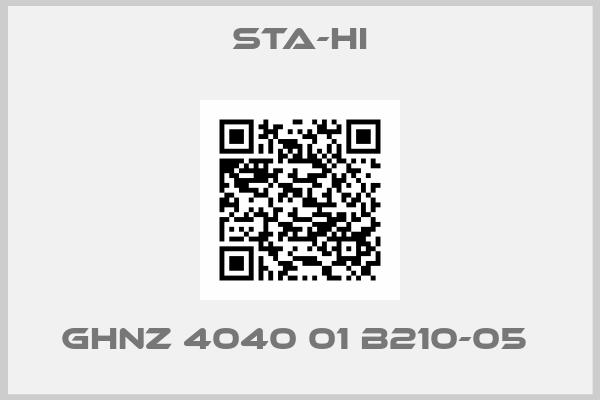 STA-HI-GHNZ 4040 01 B210-05 