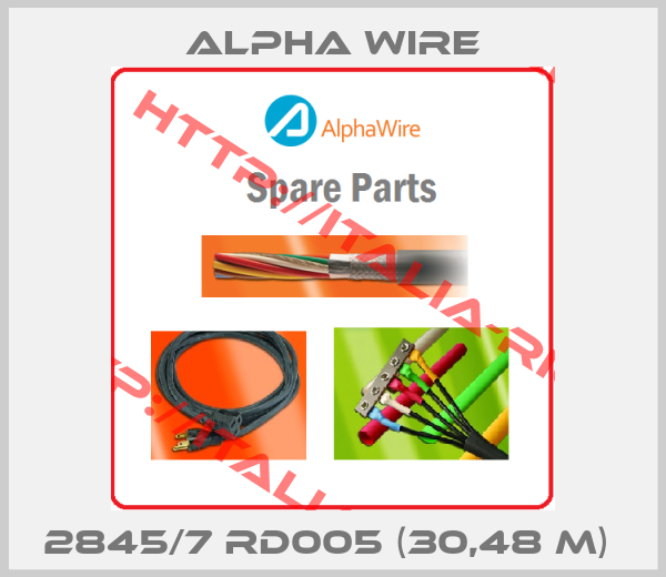 Alpha Wire-2845/7 RD005 (30,48 m) 