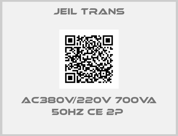 Jeil Trans-AC380V/220V 700VA 50HZ CE 2P 