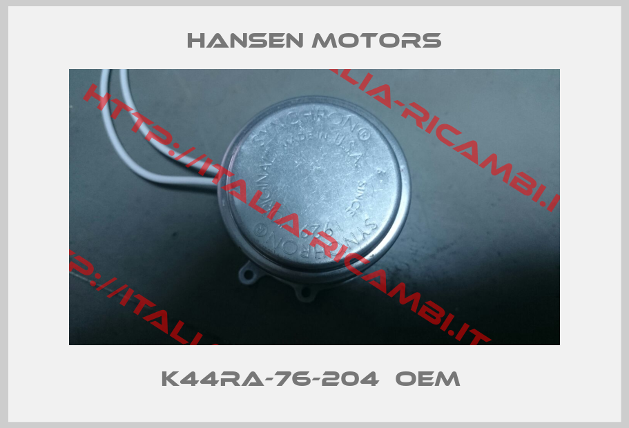 Hansen Motors-K44RA-76-204  oem 