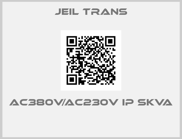 Jeil Trans-AC380V/AC230V IP SKVA 