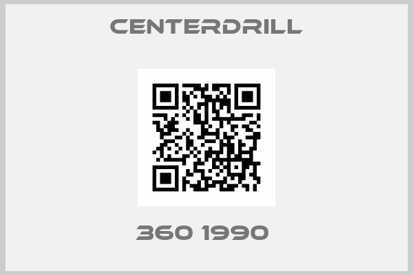 Centerdrill-360 1990 