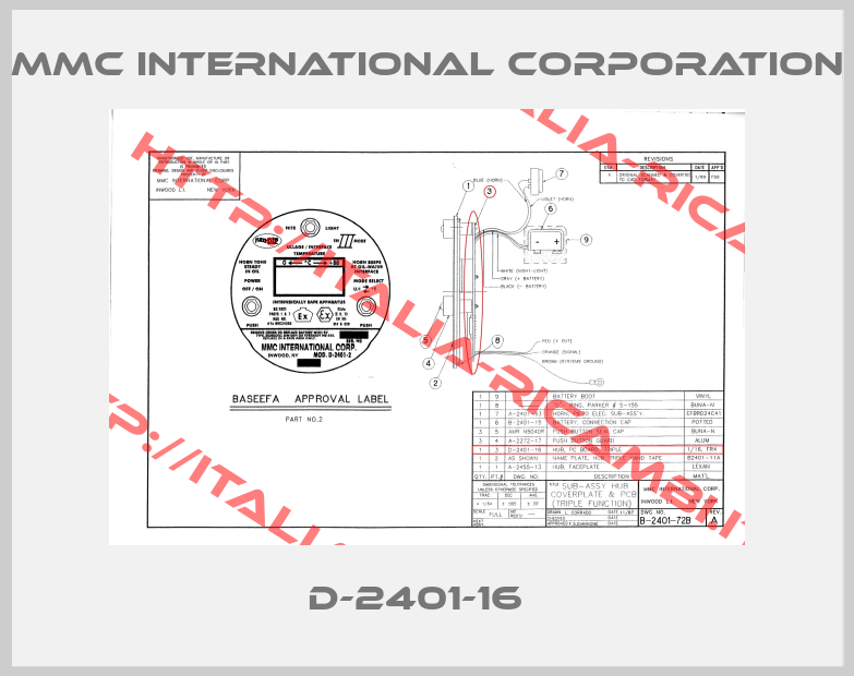 MMC International Corporation-D-2401-16  