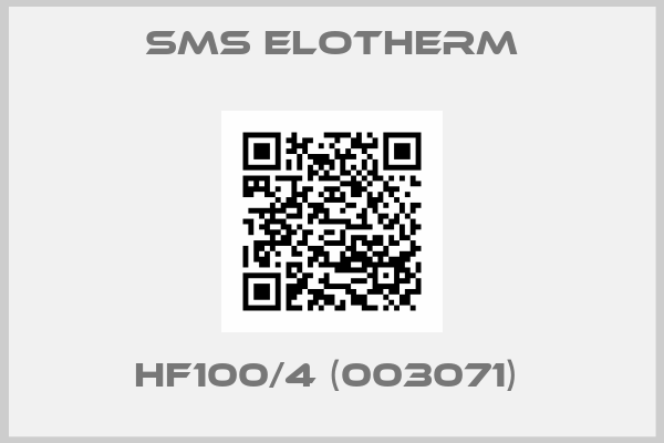 SMS Elotherm-HF100/4 (003071) 