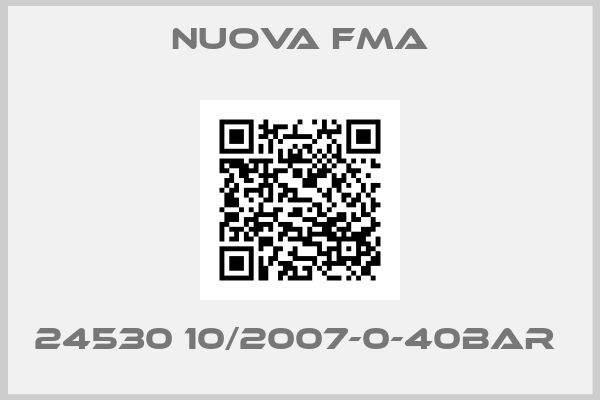 NUOVA FMA-24530 10/2007-0-40BAR 