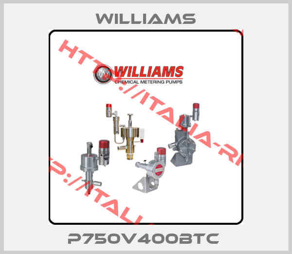 Williams-P750V400BTC 