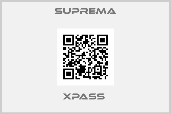 Suprema-Xpass 