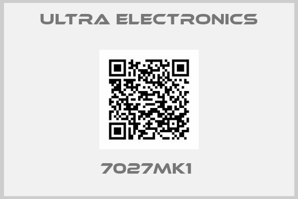 ULTRA ELECTRONICS-7027MK1 