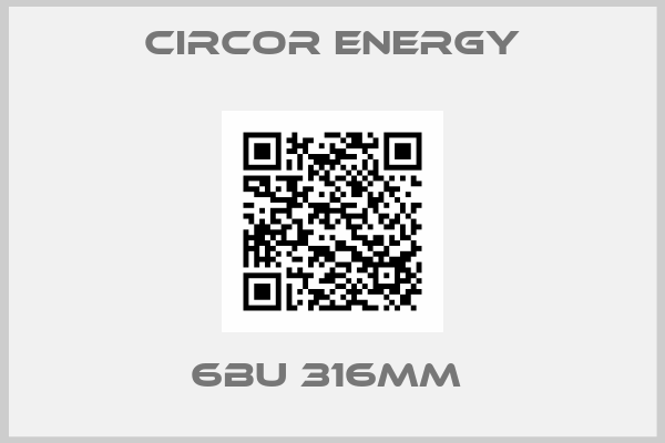 Circor Energy-6BU 316MM 