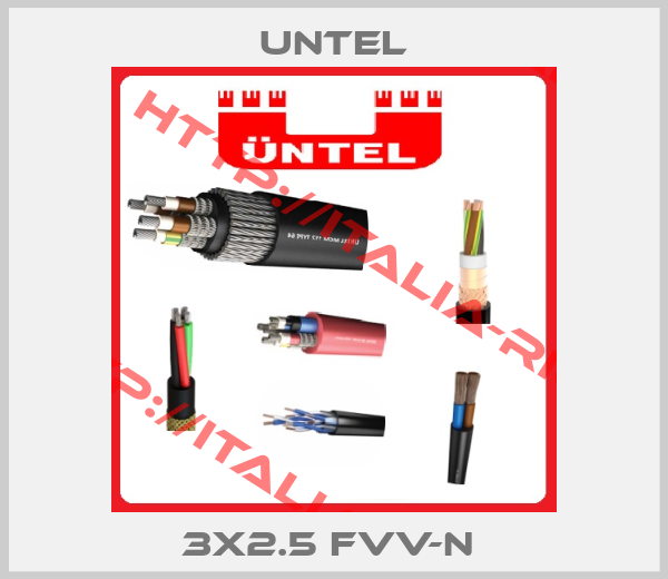 UNTEL-3X2.5 FVV-N 
