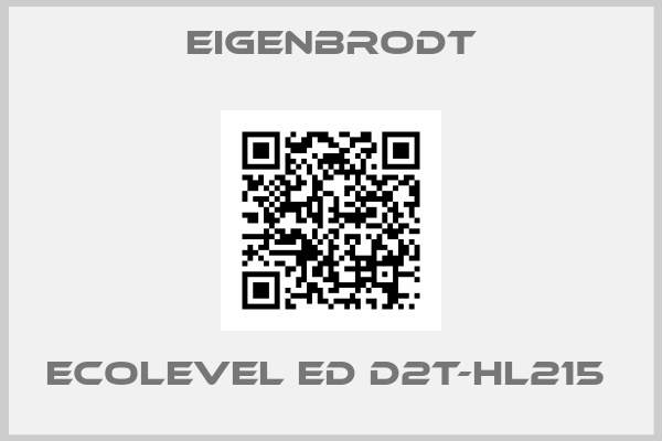 Eigenbrodt-Ecolevel ED D2T-HL215 