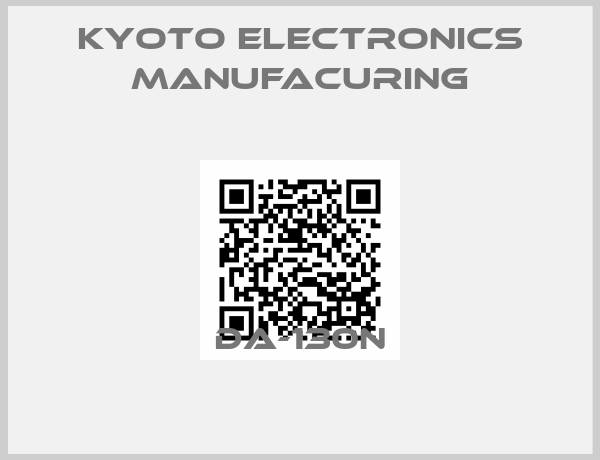 KYOTO ELECTRONICS MANUFACURING-DA-130N
