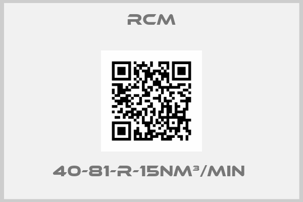 RCM-40-81-R-15Nm³/min 