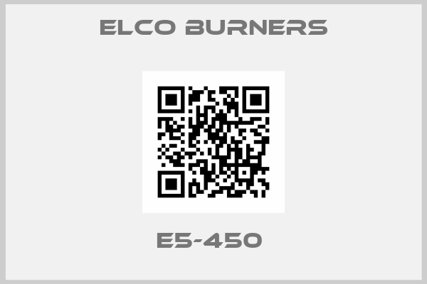 Elco Burners-E5-450 