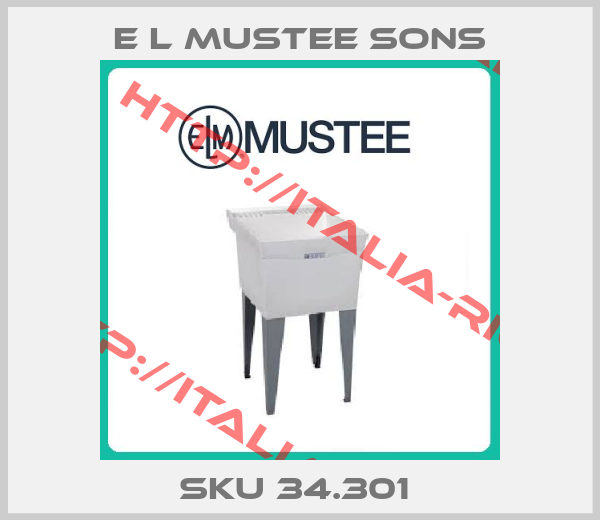 E L Mustee Sons-SKU 34.301 