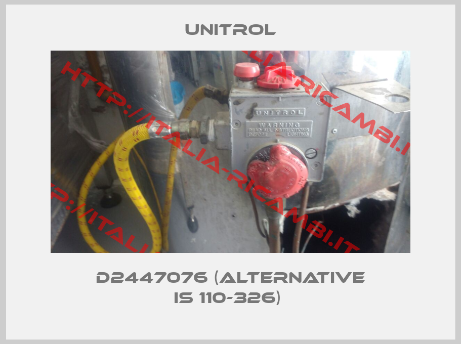 UNITROL-D2447076 (alternative is 110-326) 